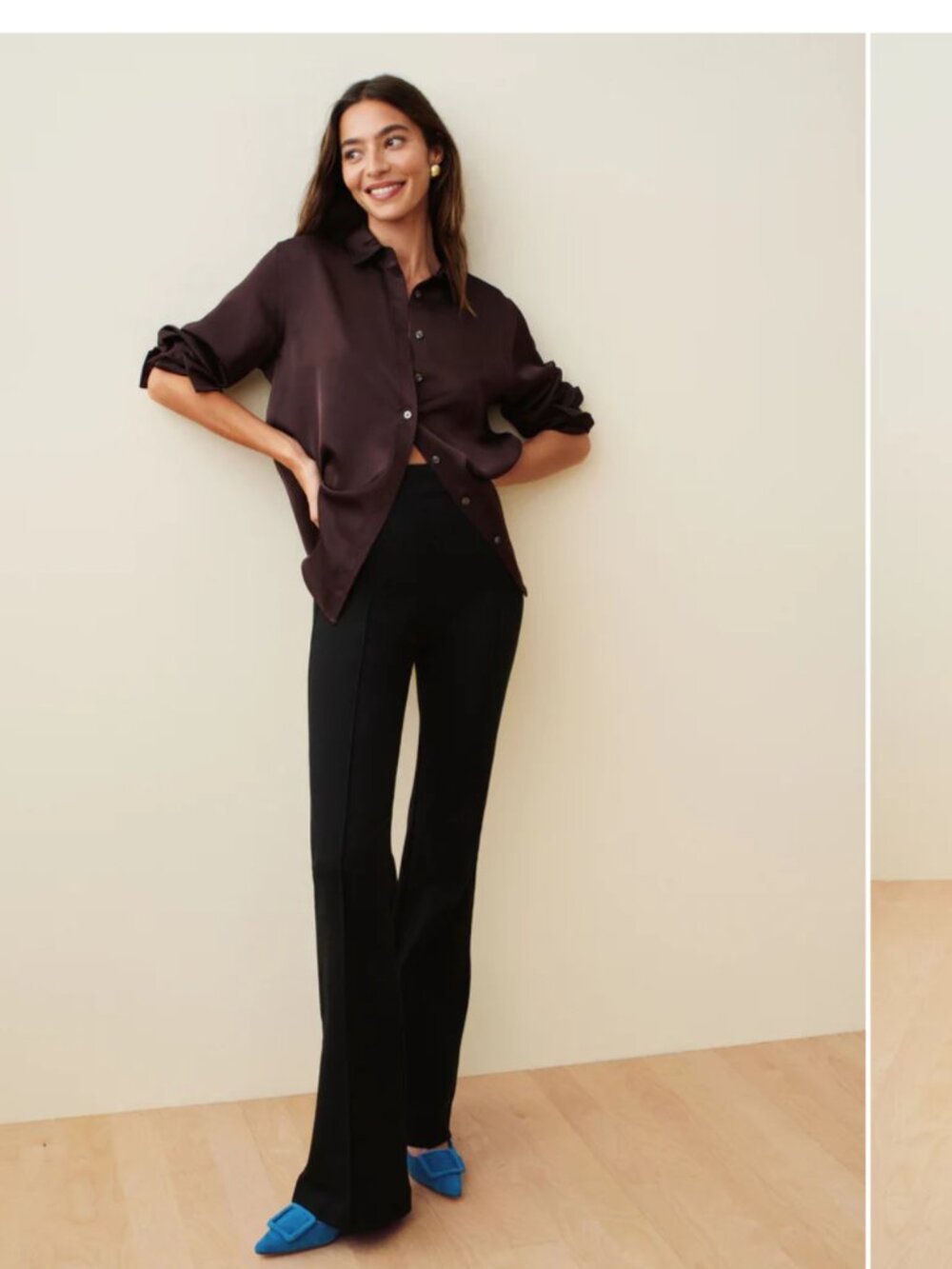 Spanx ponte flare pants